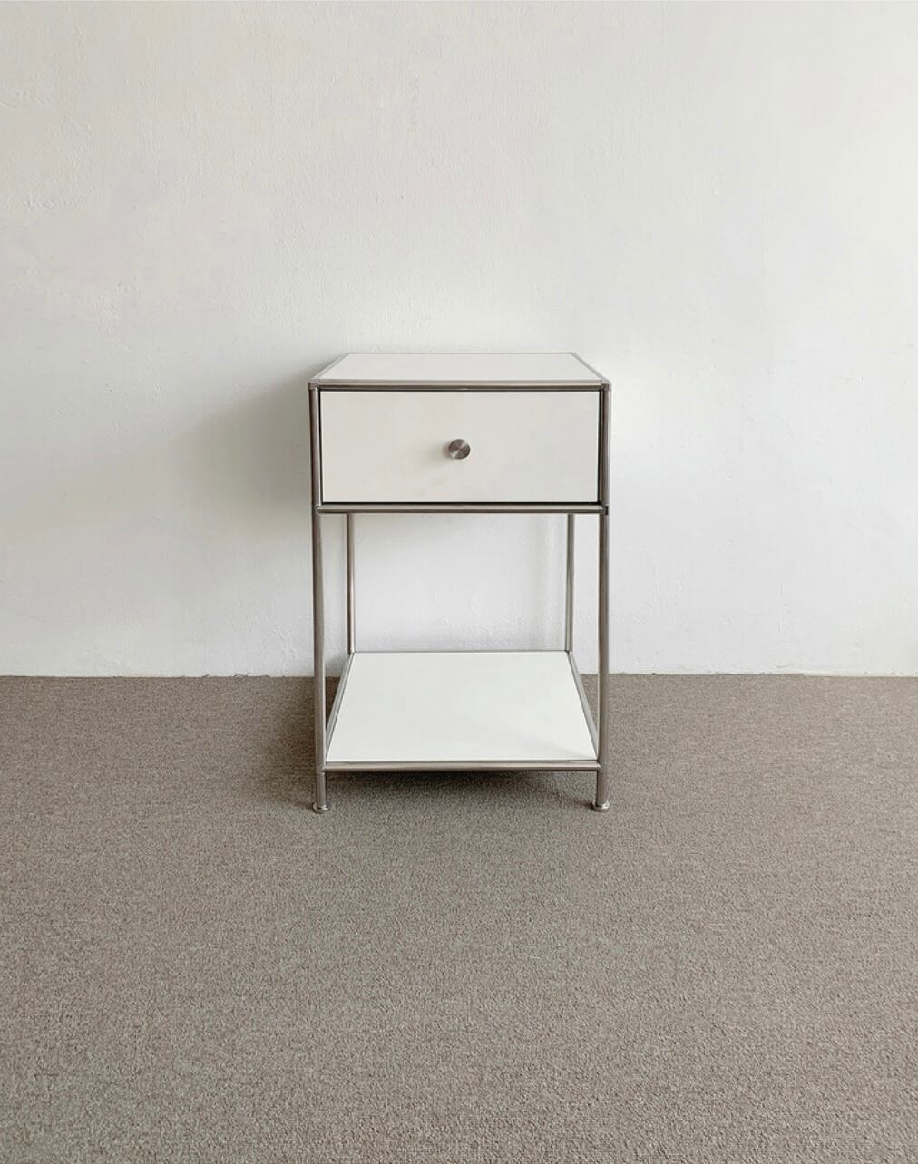 stainless module side table 2colors / ステンレス モジュール サイド