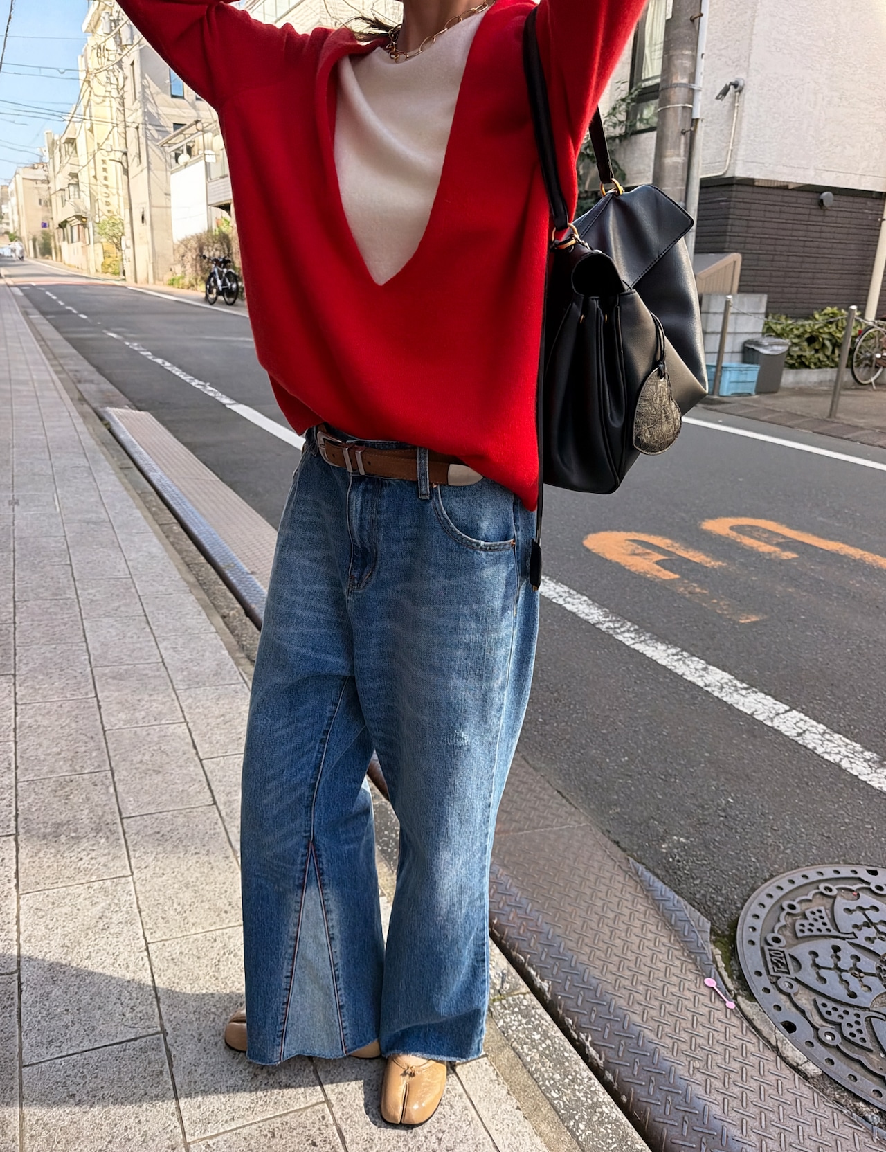 【新作5%OFF・3日間】Wool&Cashmere Layered Knit_3colors