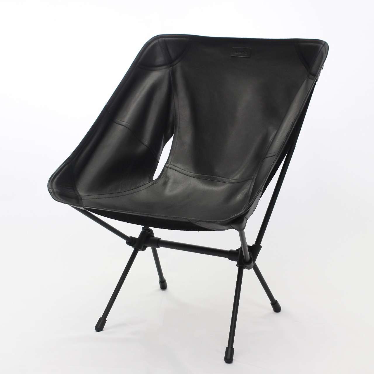 【kawais】 leather chair seat<garbon>_black