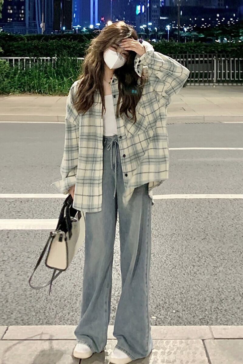 CHECKERS BRAND inc長袖トップス チェック柄 長袖トップス