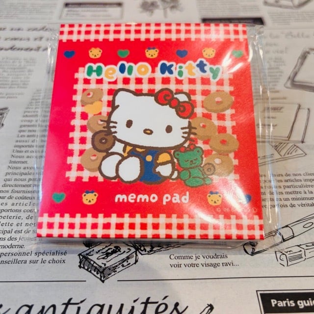 サンリオ×古川紙工 ハローキティ・おやつ メモパッド CA05