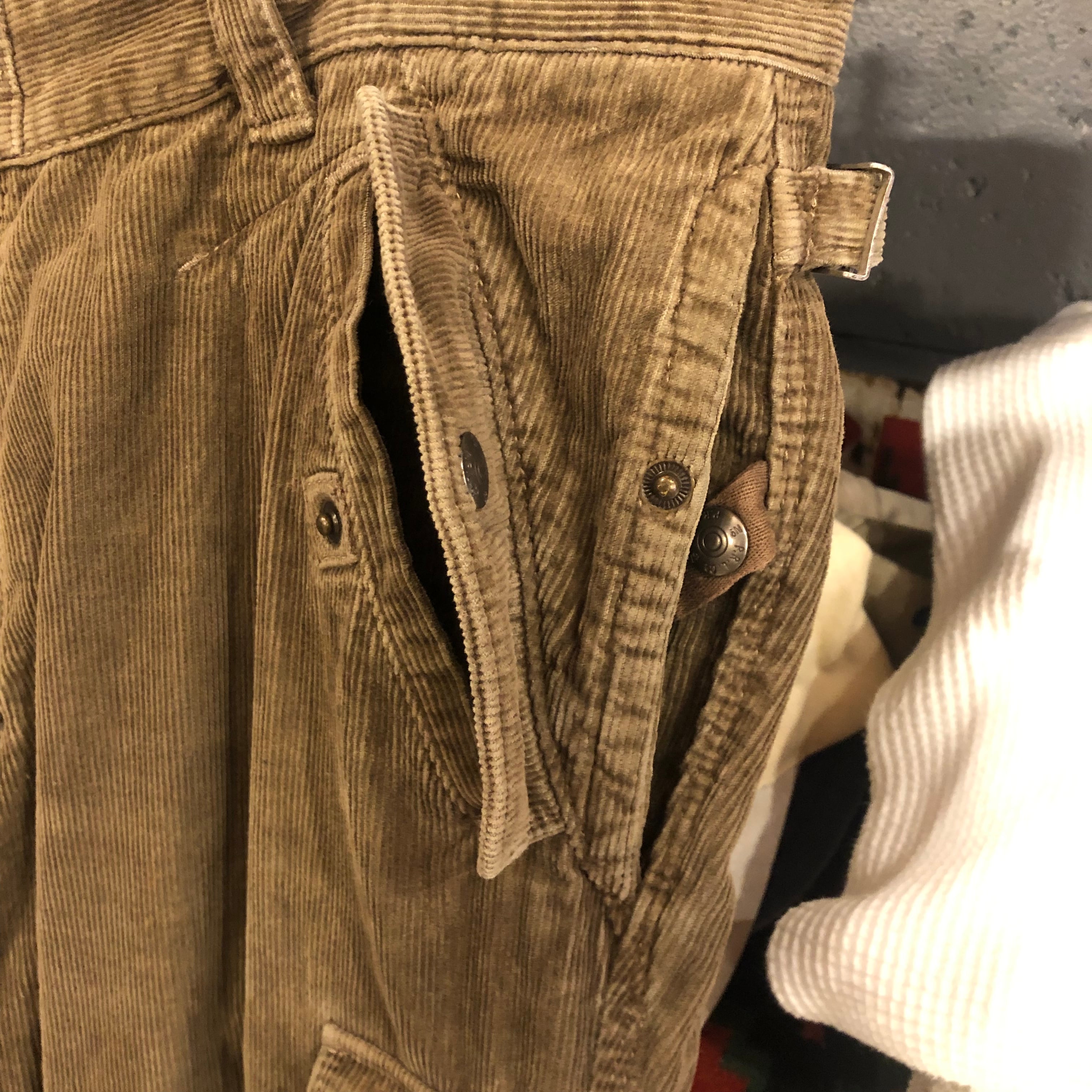 90s Polo by Ralph Lauren Corduroy Utility Cargo Pants | VOSTOK