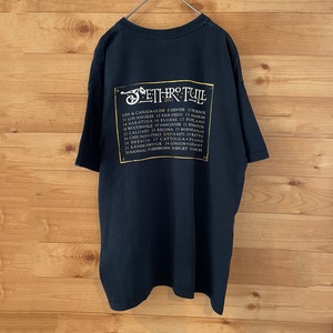 【GILDAN】ジェスロタル 2011年 ツアーTシャツ バンドTシャツ イラスト バックプリント ロックt Jethro Tull US古着 アメリカ古着