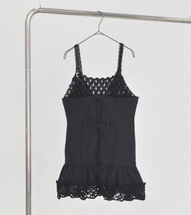 Crochet wrap SK・C/#black