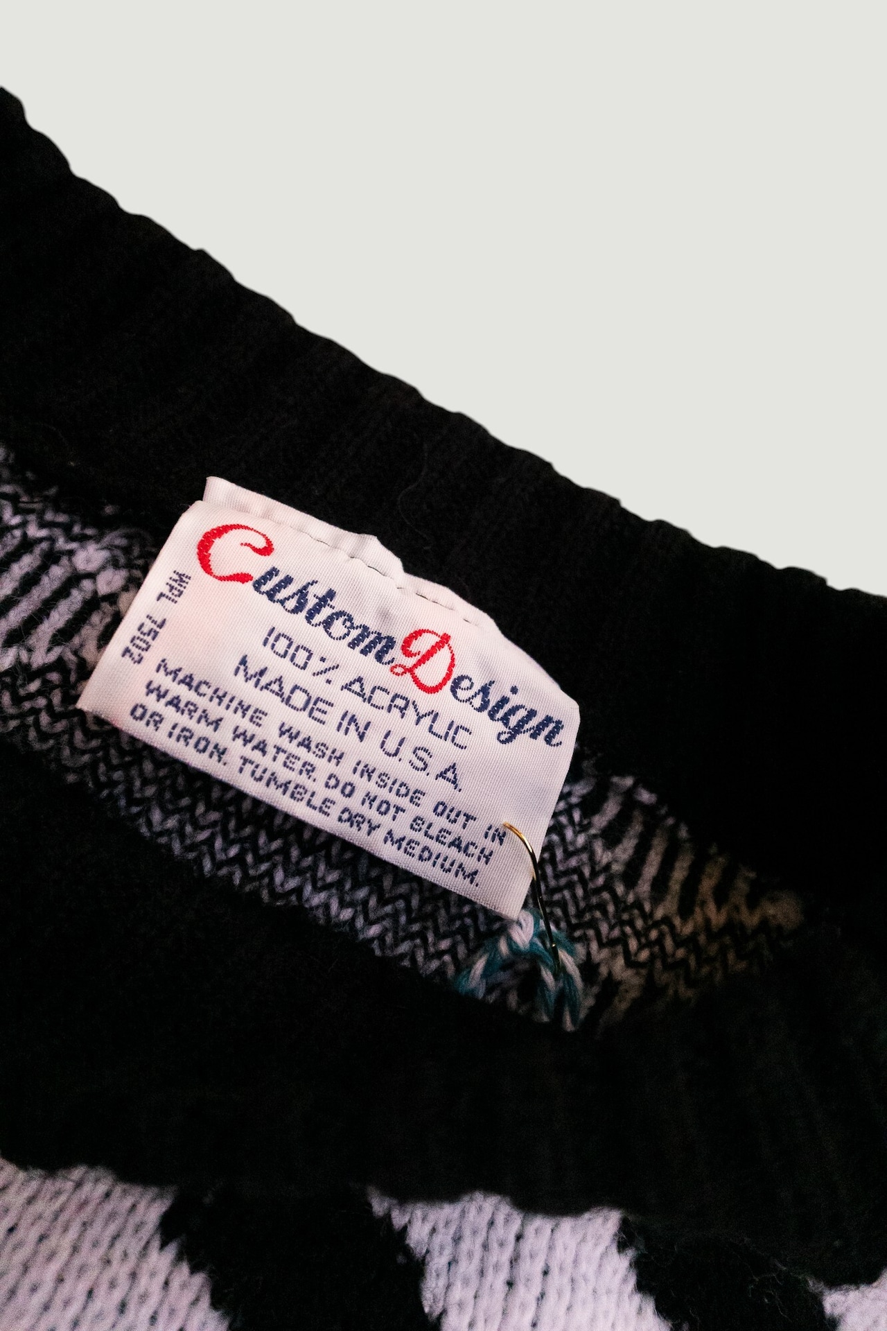 【古着】ダルメシアンとトラ猫とテディベアのセーター - 8