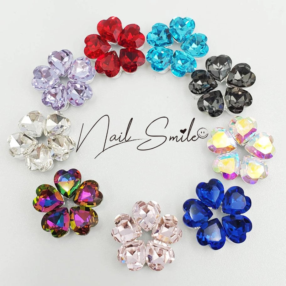 耳つぼジュエリー 耳つぼ ステンレス ピンク リボン お花 ハート Y2K