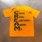 RIVERSIDE BASE 『C.R.E.A.M.』 T-SHIRTS - YELLOW -