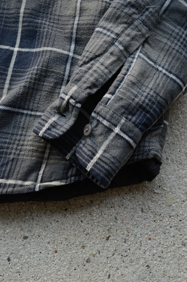 OZARK TRAIL 1980's-90's From USA Print Flannel Check Quilting Shirt Jacket プリントネル キルティングシャツジャケット