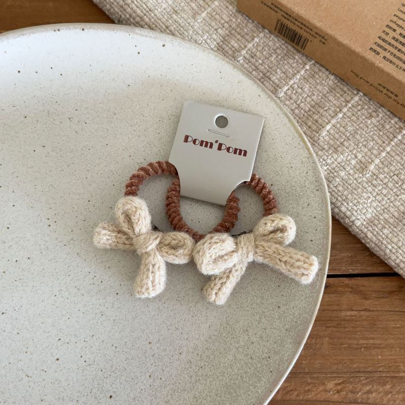 ニットリボンヘアゴム