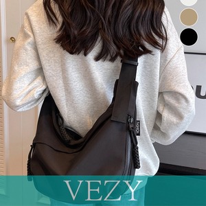 ショルダーバッグ ナイロン 多収納 無地 肩掛け 斜め掛け ボディバッグ ユニセックス カジュアル おしゃれ お出かけ マザーズバッグ 旅行かばん 鞄 カバン バッグ VEZY ベジー ItemNo.【21708834】