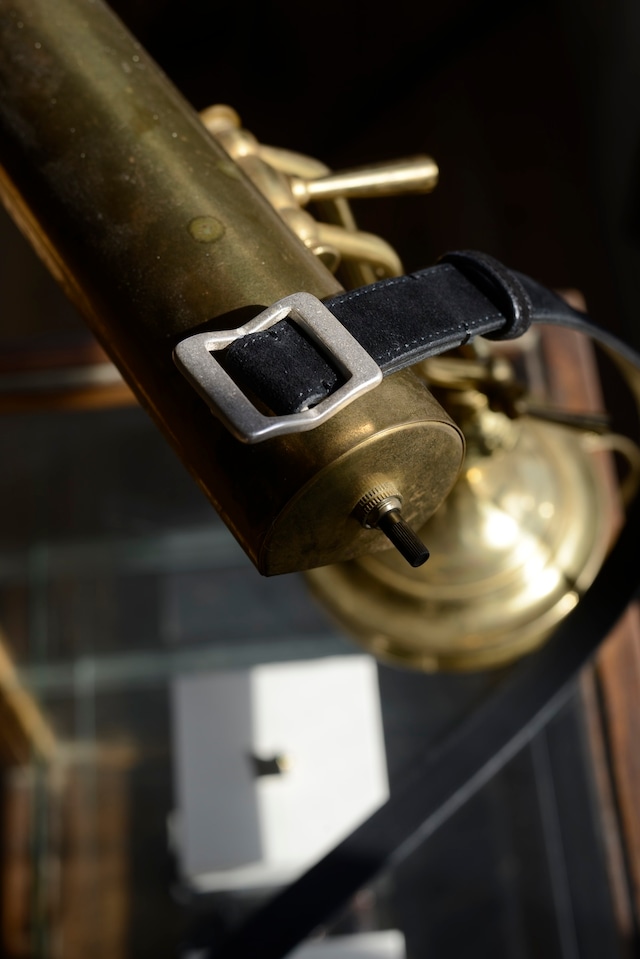 NICENESS / A.CASE COMBINATION LEATHER NN BELT BLACK