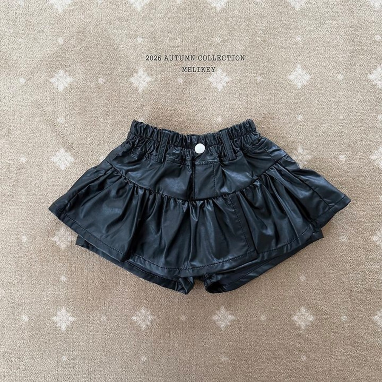 韓国子供服 / 26Autumn / 〖取寄〗Melikey / アイドルフリルショートパンツ / 女子服 *XS~JM*