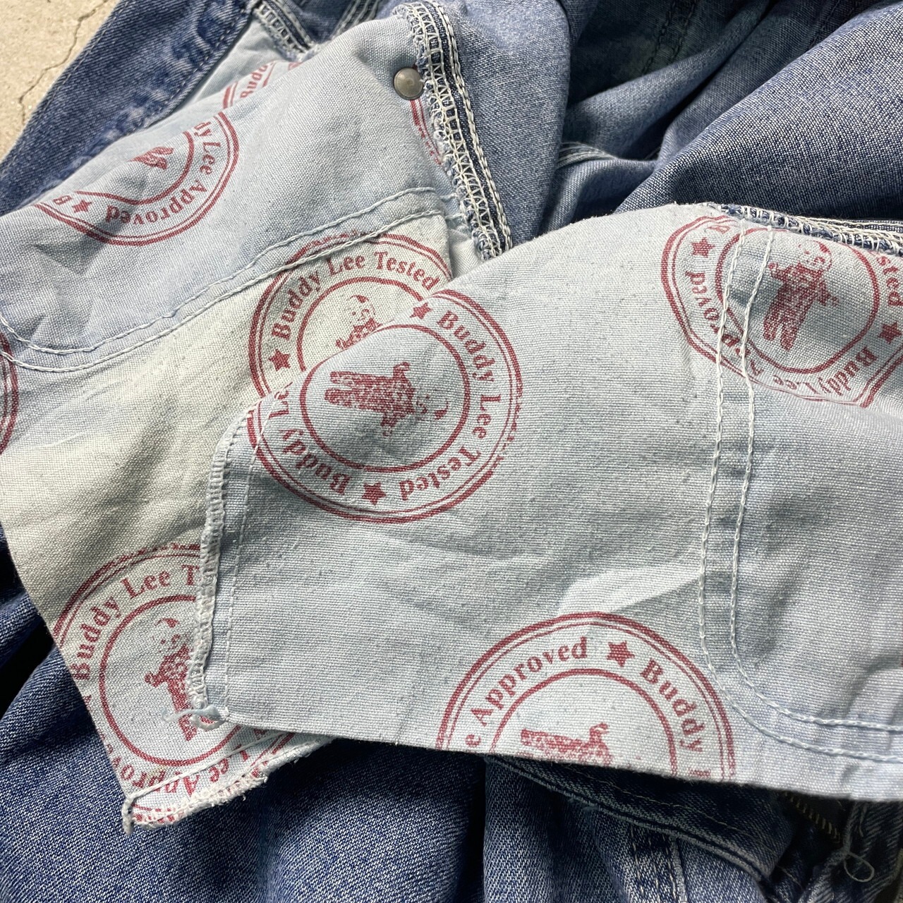 90年代 Lee DUNGAREES リー デニムペインターパンツ メンズW34 古着 