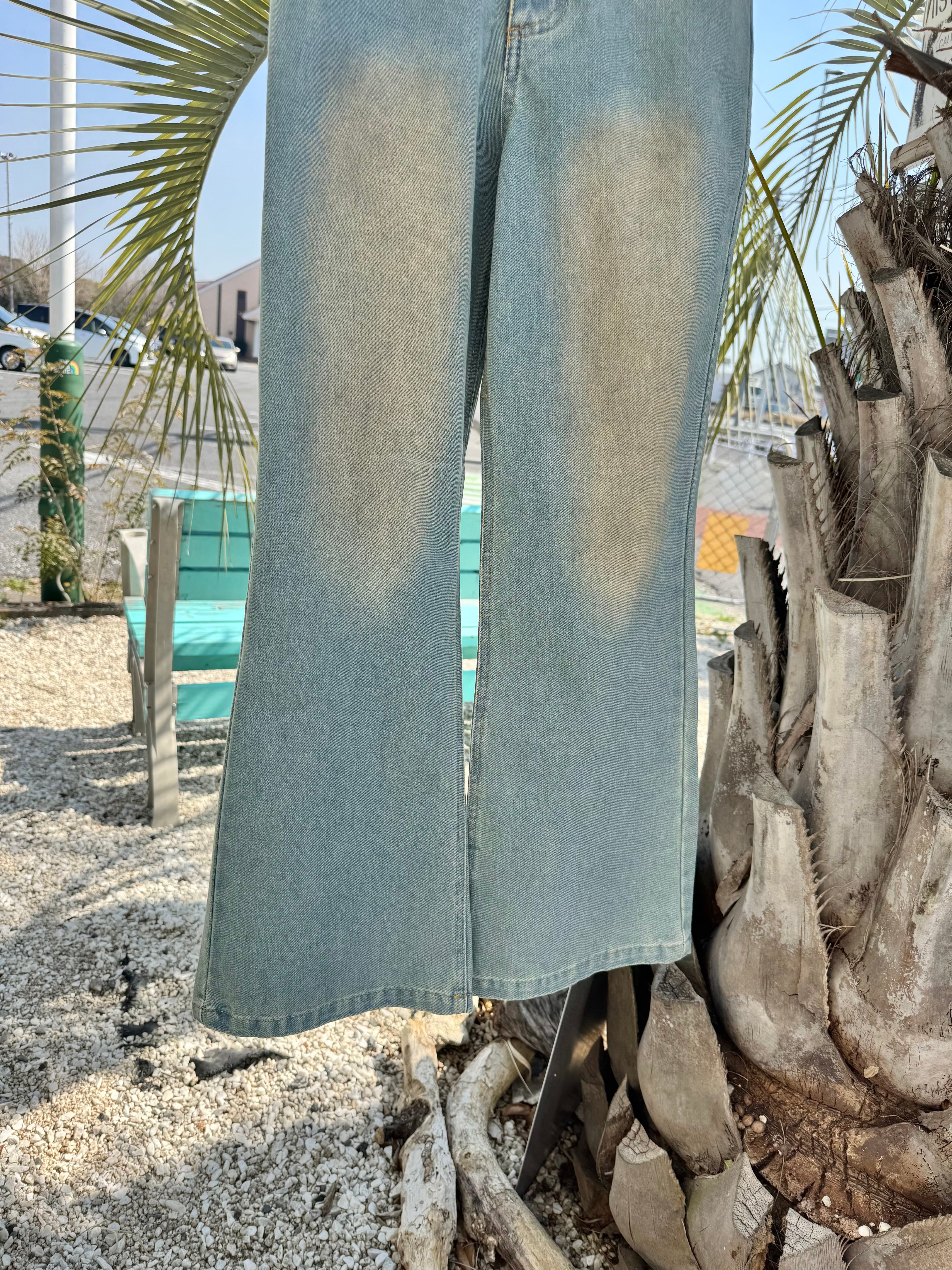 【mapuaコラボパッチ】フレアデニム¥7,750(8,525)