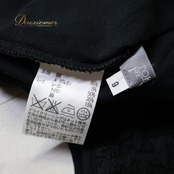 レディース トクコプルミエヴォル TOKUKO 1er VOL ブラック系 トップス ノースリーブ 黒 花柄 レース 袖なし かわいい カジュアル 普段着 日本製 華やか アシンメトリー おしゃれ 上品 タンクトップ オールブラック