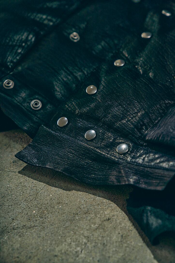 GOOD KARMA DEVELOPMENT【Leather Down Vest