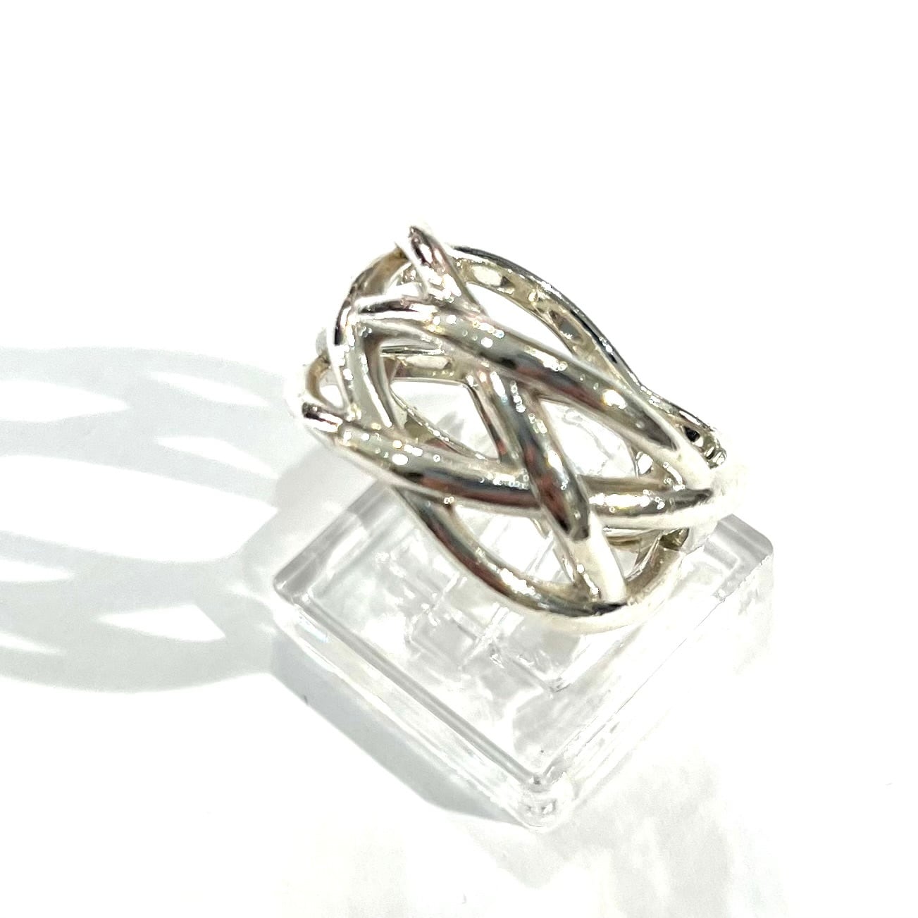 希少サイズ【TIFFANY&CO】【19号】2602 名品ケルティック 編み込み