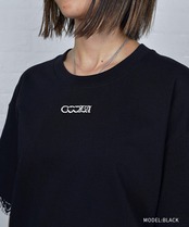 【直営限定ITEM】ヘムレースルーズTシャツ (BLACK)　CQ-49004H