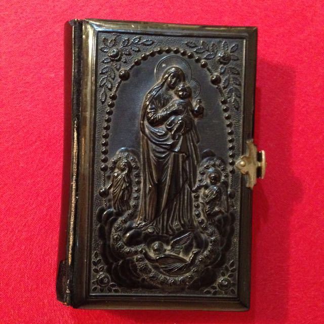 Antique (1892) Lacquered Book of prayers