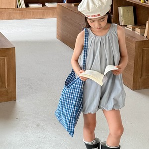 夏ノースリーブオールインワン