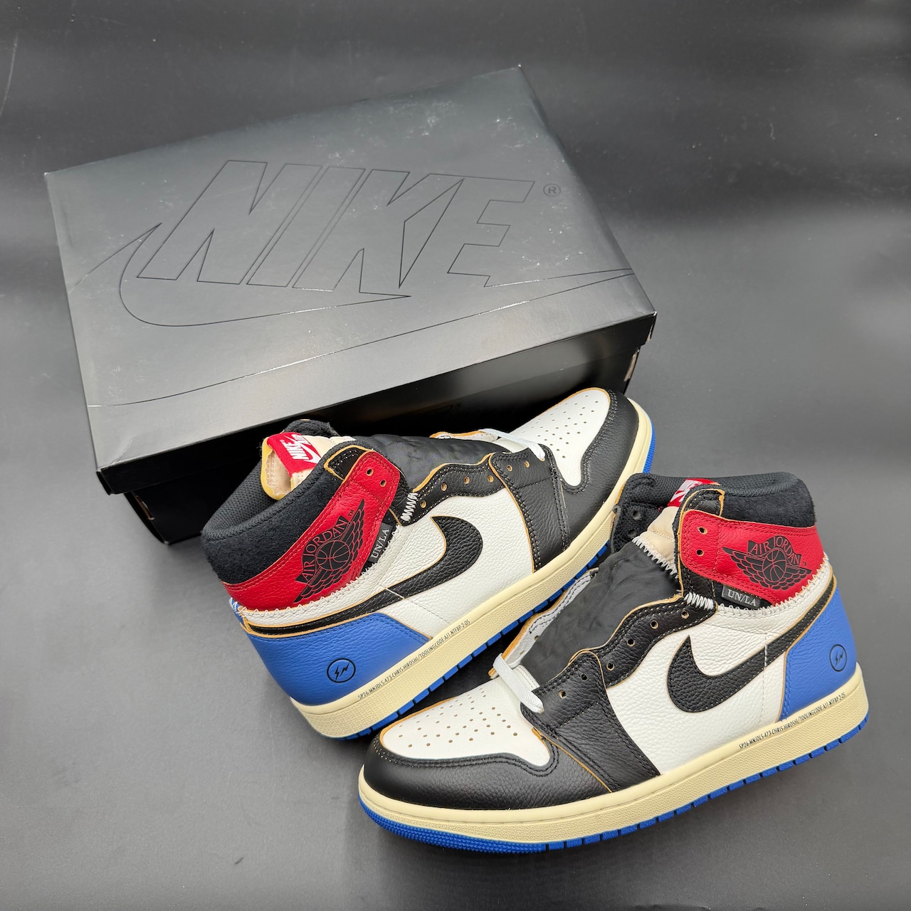 @yousuke912様専用 FRAGMENT DESIGN × UNION × NIKE AIR JORDAN 1 HIGH OG BLACK/VARSITY RED IO7847-002