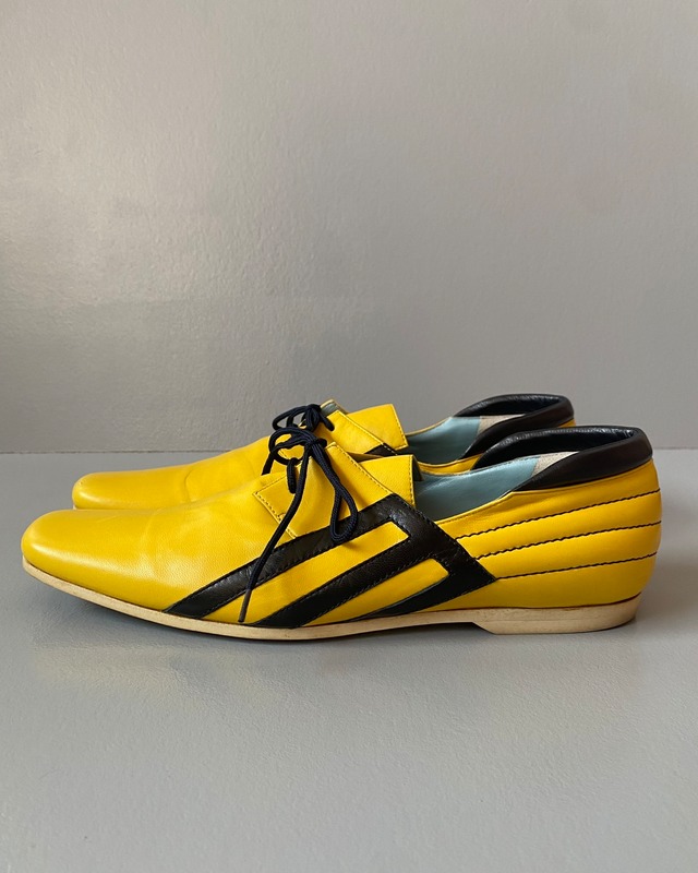 【37】ETRO leather flat shoes