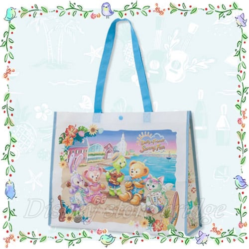 ショッピングバッグ ダッフィー サニーファン ダッフィー&フレンズ ディズニーシー 公式 ダッフィー サニーファン2021 グッズ 夏のイベント