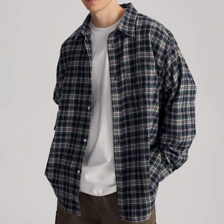 ★BASIC FLANNEL PLAID SHIRT　　　A0684