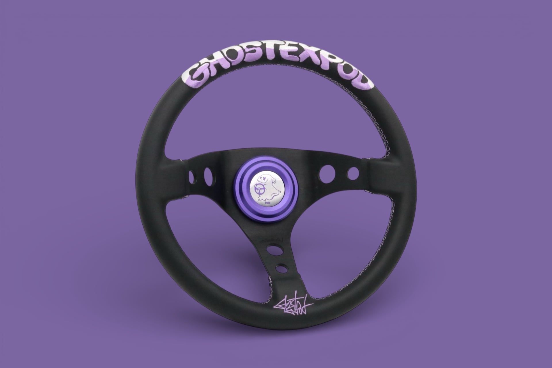 新品 GHOST EXPOD GEステアリング 2rd.モデル【Purple】 GEｽﾃｱ[2nd]purple ﾌﾞﾗｯｸｽﾎﾟｰｸ | GHOST EXPOD