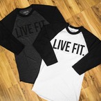 live fit. baseball raglan