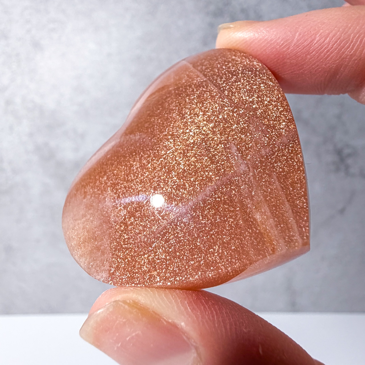 サンストーン ハート ＊ Sunstone ＊ 天然石