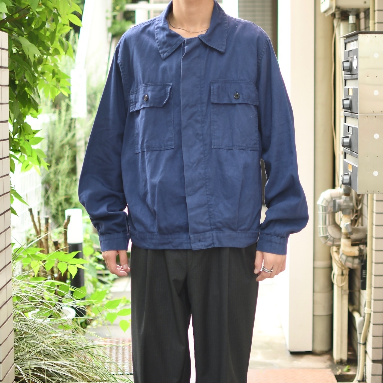 cotton twill euro work jacket
