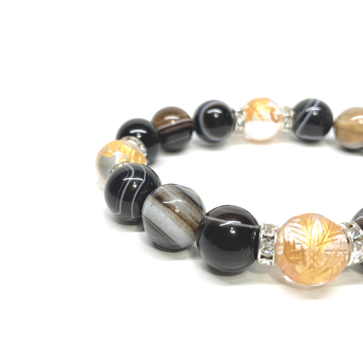 高品質天然石✨翡翠×四神獣玄武12mm パワーストーンブレスレット約16cm