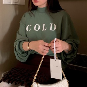 mock-neck pullover　J00119