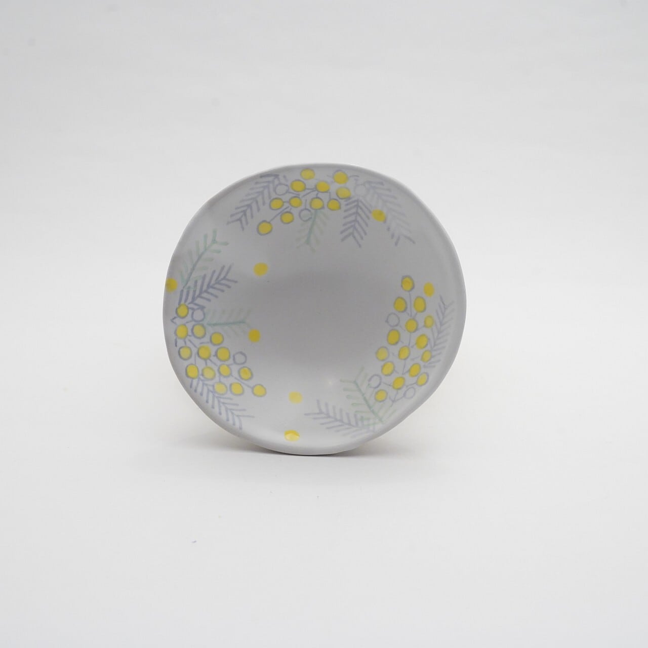 【木村扶由子】豆皿ミモザ 6-H