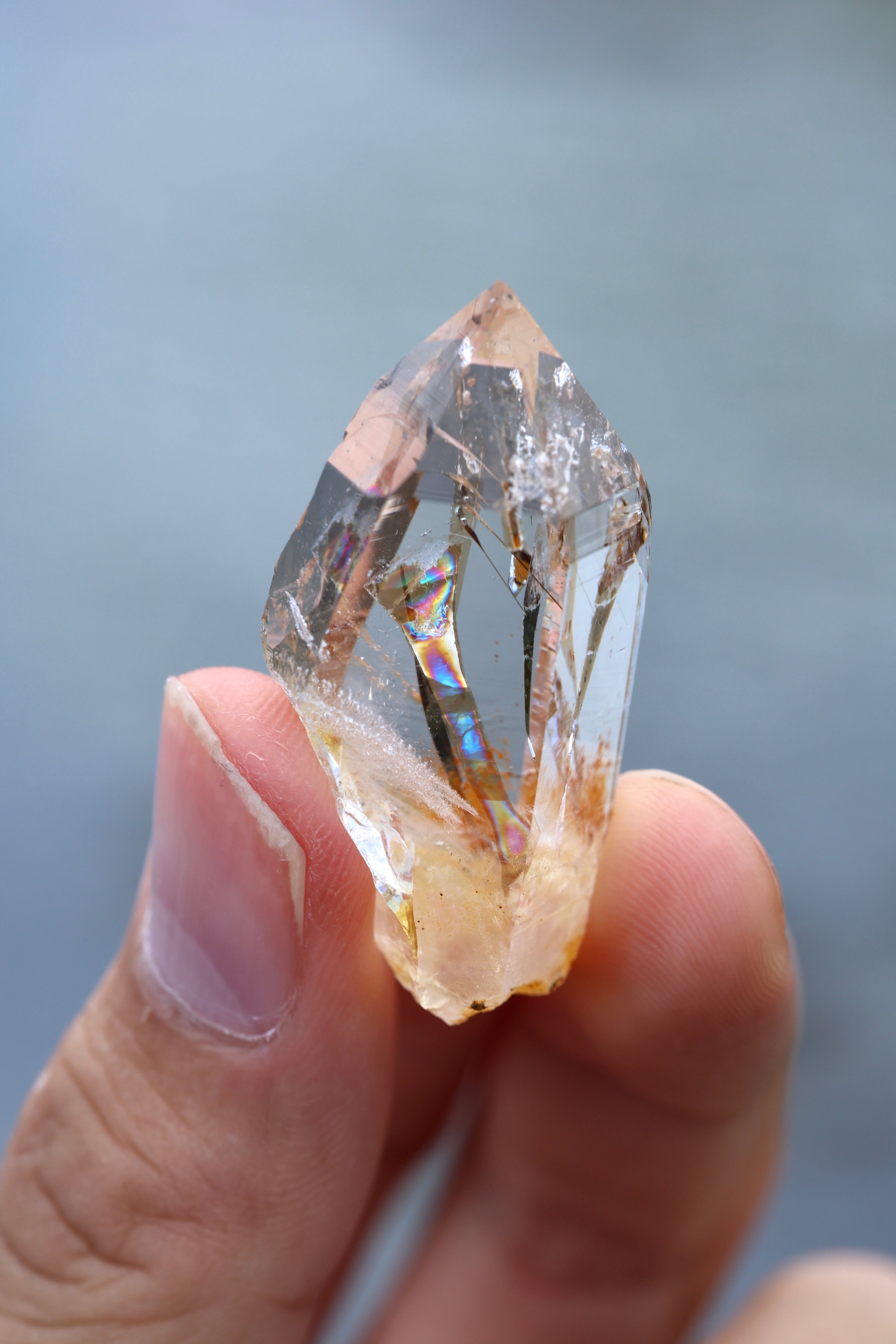 ヒマラヤ水晶 ガネーシュヒマール産 虹入り | 石垣島の夜光貝