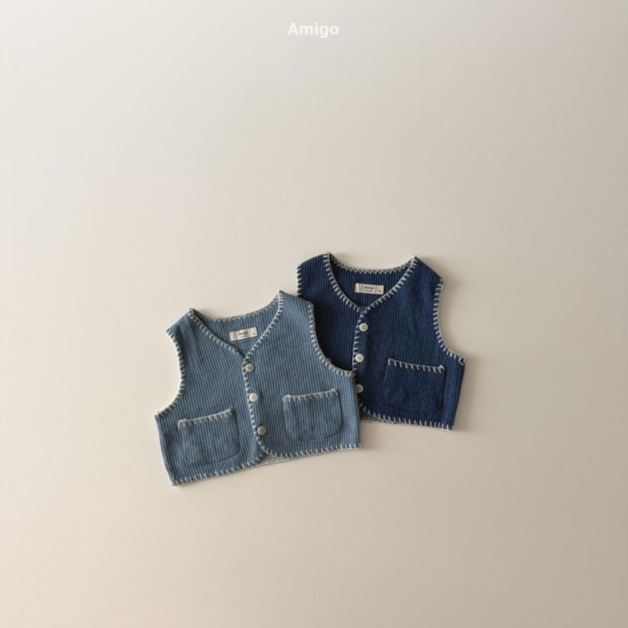 Amigo 26/SS デニムメローチョッキ