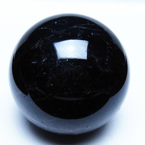 モリオン 黒水晶 丸玉 76mm スフィア 一点物 151-9245