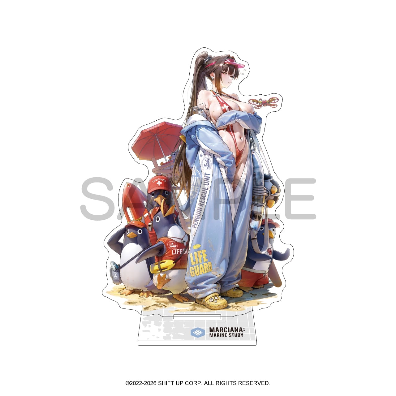 【ストア先行】『勝利の女神:NIKKE』 アクリルスタンド マルチャーナ:マリンスタディ