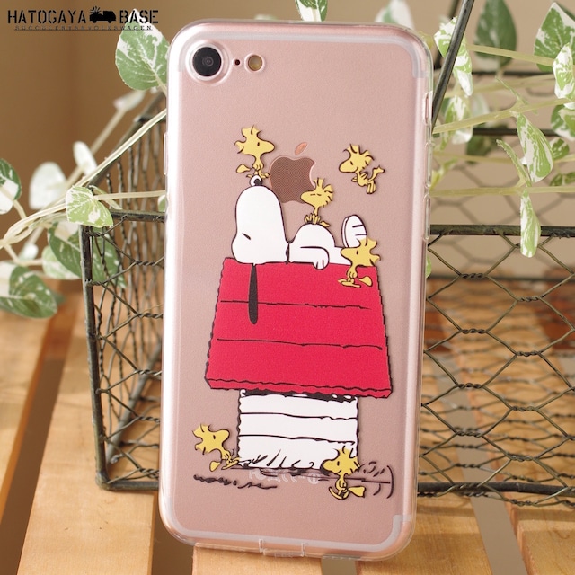 スヌーピーiPhone8/iPhone7ケース SNOOPY&WOODSTOCK [I7SSNT12]