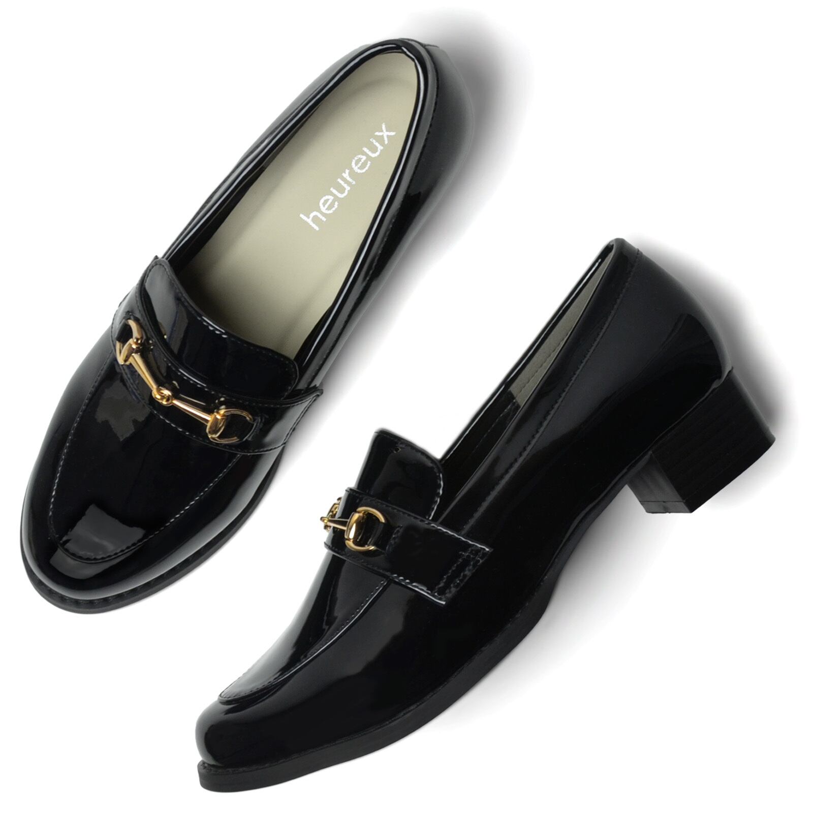 ビットローファー 歩きやすい 3.5cmヒール HMG-1 | Merry Avenue BASE店