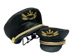 ペット用 CAPTAIN HATS/BLACK