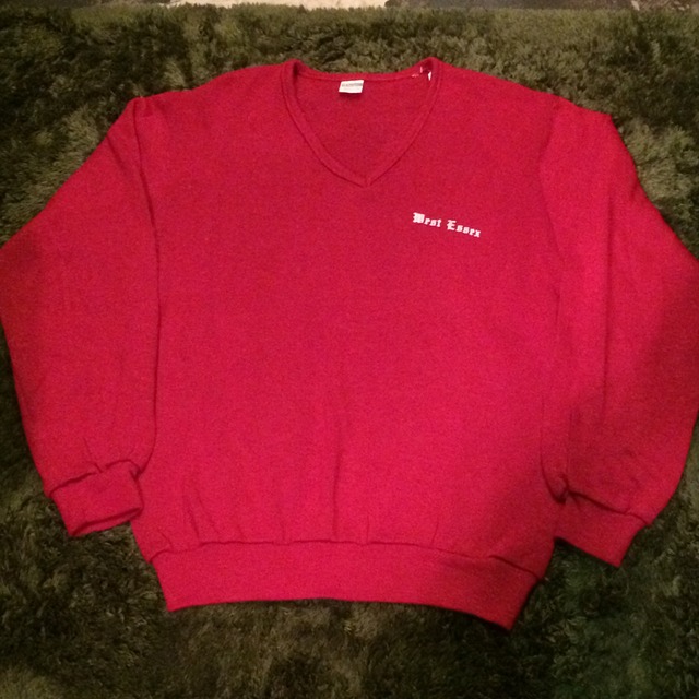 70's vintage champion Vネックセーター