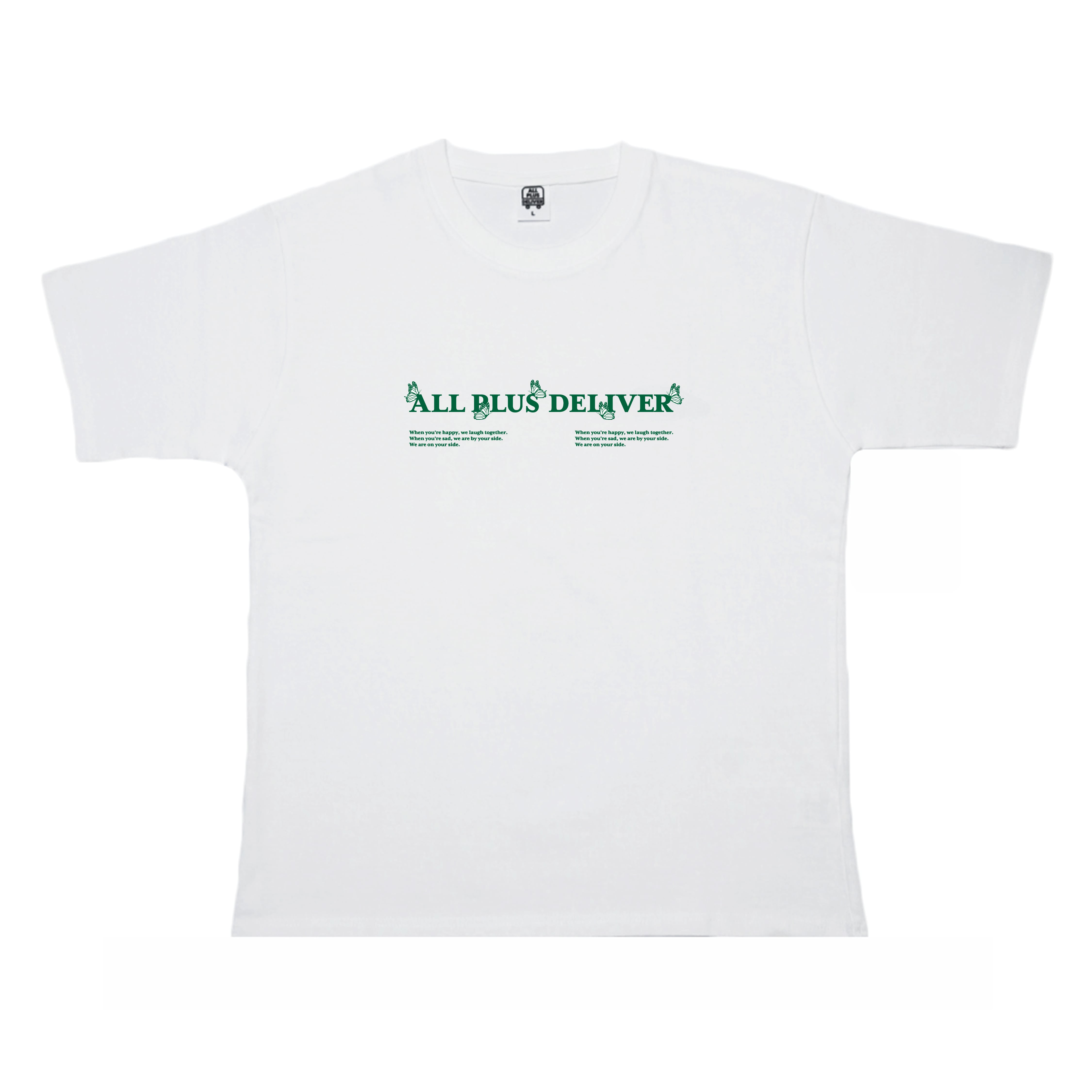 13 White×Green t-shirt
