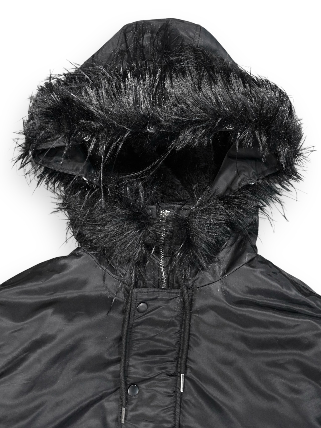 【PLANET STUDIO】Fur Zip Up Bomber Jacket