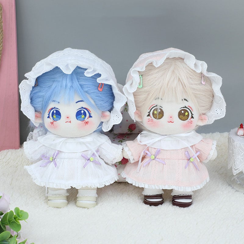 20㎝用】2点セットドレス リボン レース フリル セット服 ぬい服 20㎝用】2点セットドレス リボン レース フリル セット服 ぬい服