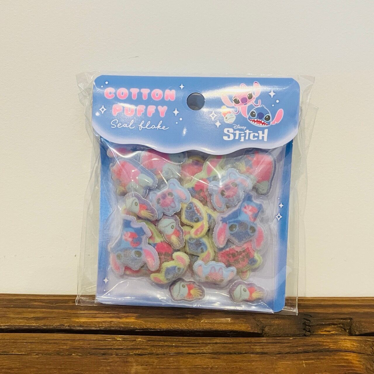 ディズニー スティッチ 139417 コットンパフィシールフレーク X13