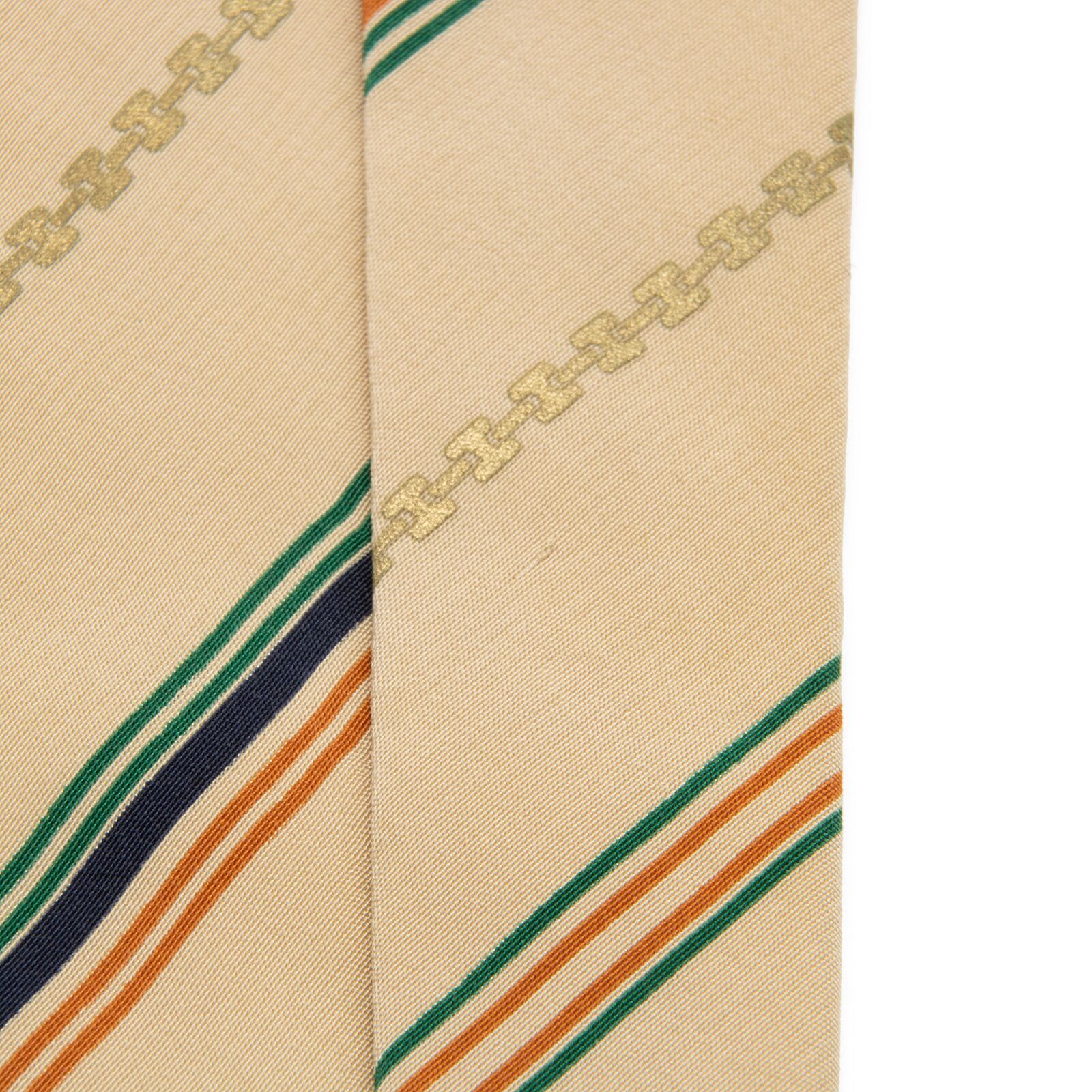 本物・送料無料・美品】ランバン・ストライプネクタイ(シルク