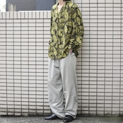 COMMANDER 2tuck cotton poly slacks