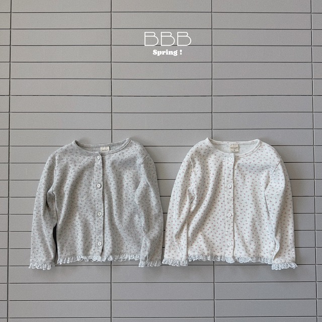 bebe flower cardigan【bellabanbina】※予約商品